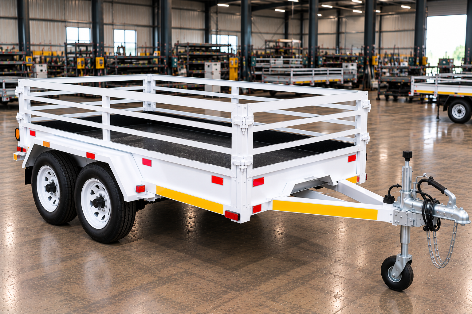 2.5m Double Axle Braked Utility Trailer 1500kg GVM
